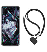 Samsung M21 M22 M23 M30 M31S M32 Kılıf Boyun Askılı Silikon Dog Eyes 1761