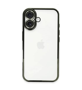 iPhone 16 Plus Kılıf Kamera Korumalı Lensli Silikon - Yeşil