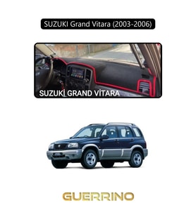 SUZUKI Grand Vitara (2003-2006) TORPİDO KORUMA HALISI SİYAH KENAR