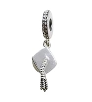 Mezuniyet Kep Charm  925 Ayar Gümüş