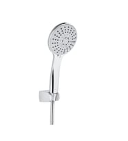 Tema Tondo Mafsallı Askılı Banyo Duş Takımı Seti Krom