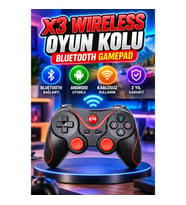 Bluetooth Bağlantılı Android Uyumlu X3 Game Stick Gamepad Oyun Kolu