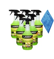 LANSY UNİPOWER ÇOK AMAÇLI TEMİZLEYİCİ 6 ADET+TEMİZLİK BEZİ