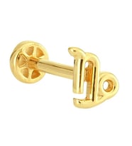 Tragus Altın Piercing – Oğlak Burcu