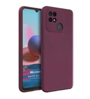 Microsonic Matte Silicone Xiaomi Poco C40 Kılıf Mor