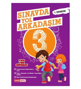 Kırmızı Beyaz 3. Sınıf Sınavda Yol Arkadaşım 