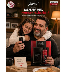 JAGLER Storm Erkek Parfüm Seti BABALAR GÜNÜ ÖZEL JAGLER TRAŞ KOLONYASI HEDİYE