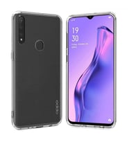 Oppo A31 Ultra İnce Silikon Kılıf Şeffaf