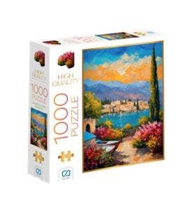 Çiçekli Veranda Puzzle 1000