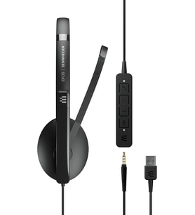 EPOS/ SENNHEİSER ADAPT 135 II, Tek Taraflı, USB ve 3,5 mm Jak Girişli Kulaklık (Siyah-Gri)