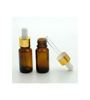 DAMLALIKLI 10 ML 10 ADET AMBER ŞİŞE (Şeffaf)