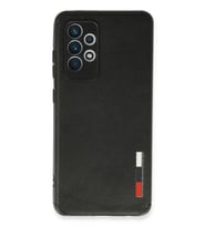 Newface Samsung Galaxy A72 Kılıf Loop Deri Silikon - Siyah