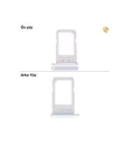 Samsung Galaxy S6 Edge Plus Sim İç Yuvası Tekli Gümüş Sim yuvası sim tepsisi sim aparatı yeni sim yuvası tekli sim tepsisi sim çekmecesi