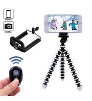 Akıllı Telefonlar için Masaüstü Tripod Seti (Siyah)