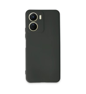 Vivo Y16 Kılıf First Silikon - Koyu Yeşil