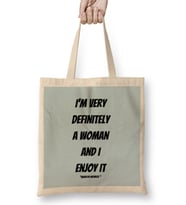 Marilyn Monroe Quotes Art Gift - Vintage Retro Style Bez Çanta Uzun Saplı