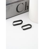 Kadın 316 L Paslanmaz Çelik 2 cm Elips Model Küpe
