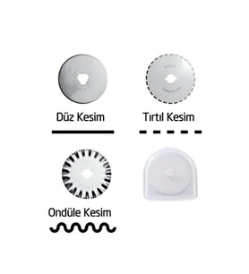 Kw-Trio Yuvarlak Kesim Yedek Bıçağı 3 Adet Yuvarlak Kesim Bıçağı
