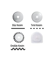 Kw-Trio Yuvarlak Kesim Yedek Bıçağı 3 Adet Yuvarlak Kesim Bıçağı