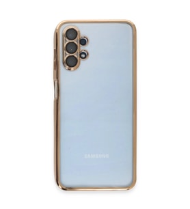 Galaxy A13 4g Kılıf  Lensli  - Gold