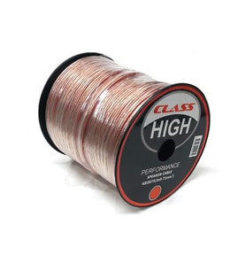 Class 2x0.75mm 30Metre Hoparlör Seslendirme Kablosu Şeffaf