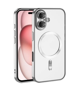 Apple iPhone 16 Uyumlu Kılıf Kamera Korumalı M-safe Wireless Şarj Özellikli Zore Demre Kapak