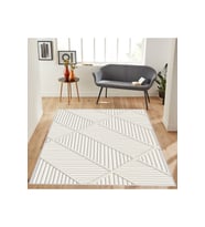 Rovigo Home Dijital Baskı Yıkanabilir Kaymaz Taban Salon Halısı RVG1075 50x80 cm (Bej)