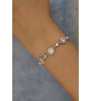 Zirkon Taşlı Asansörlü Ayarlanabilir Bileklik