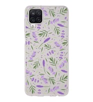 PrintiFy Samsung Galaxy A12 ile Uyumlu 1mm Slim Fit Water Color 3 Baskılı Şeffaf  Kılıf