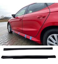 Seat İbiza Mk5 Aero Yan Marşpiyel Seti Mat Siyah Plastik 2 Adet 2017 2018 2019 2020 2021