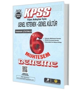 Dev Kadro KPSS Genel Yetenek Genel Kültür Muhteşem 6 Deneme Çözümlü