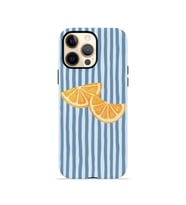 iPhone 12 Pro Max Vorian Çift Katmanlı MagSafe Kılıf Blue Orange Slices