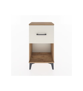 Arges Komodin Tek Çekmeceli 44x30x80 Çam-Aytaşı