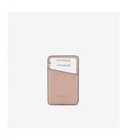 Magsafe Hakiki Deri Kartlık Pembe Floter (Pudra Pembe)