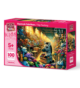 Art Çocuk Oyuncak Fabrikası 100 Parça Puzzle