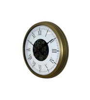 Vintage Roma Rakamlı 60 Cm Çarklı Duvar Saati (Standart)