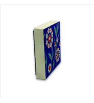 İznik Çini Baskılı Doğaltaş  Magnet(KD-024)Buzdolabı Süsü