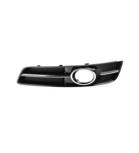 Audi A3 2008 - 2012 Sol Sis Fari Çerçevesi Krom Siyah Parlak