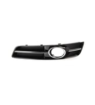 Audi A3 2008 - 2012 Sol Sis Fari Çerçevesi Krom Siyah Parlak