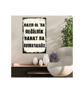 Ahşap Retro Mdf Poster , Komik Sözler , Duvar Yazıları , Manzara ,  Tarih , Edebiyat - Tbl0334