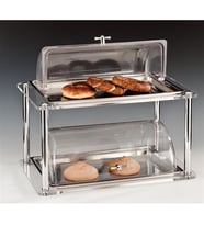 2 KATLI KÜÇÜK ÇELİK TEPSİLİ PC.ROLL TOP KAPAKLI TEŞHİR