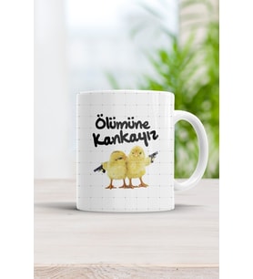 Ölümüne Kankayız Baskılı Kupa Bardak