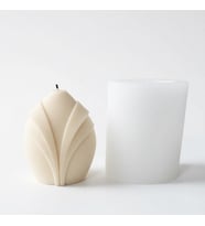 Dekoratif Stun Mum Silikon Kalıp 10x7.5 Cm