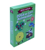 Doğa Ve Sayı Bulmacaları Eğitici Kartlar- Teleskop