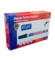 Kraf Doldurulabilir Beyaz Tahta Kalemi Siyah 12li Kutu 770