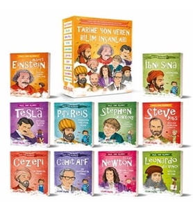 Tarihe Yön Veren Bilim İnsanları Serisi (Kutulu 10 Kitap Takım)