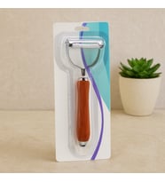Çift Başlı Metal Soyacak (Ahşap Saplı)