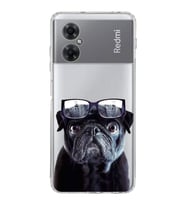 PrintiFy Redmi Note 11 ile Uyumlu Köpek 3 Kamera Korumalı Şeffaf Kılıf