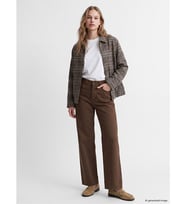LCW Vision Kahverengi Wideleg Kadın Jean Pantolon