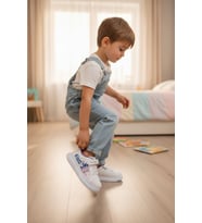 Enoch Kız Çocuk Cırt Cırtlı ve Bağcıklı Günlük Spor Ayakkabı Sneaker